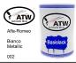 Preview: Alfa-Romeo, Bianco Metallic, 002: 500ml Lackdose, von ATW Autoteile West.